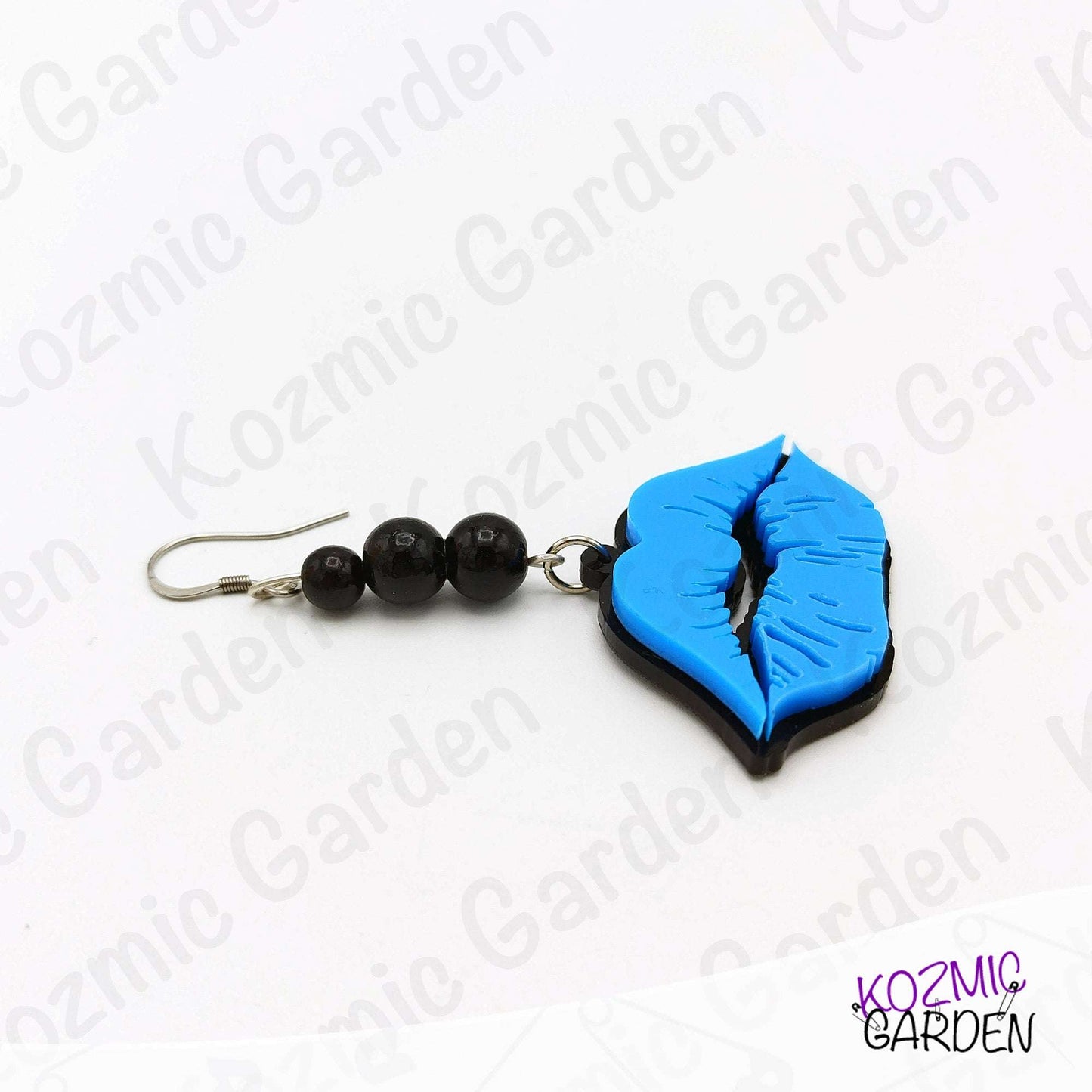 Blue Lips Earrings – Quirky, Sexy Statement Jewelry