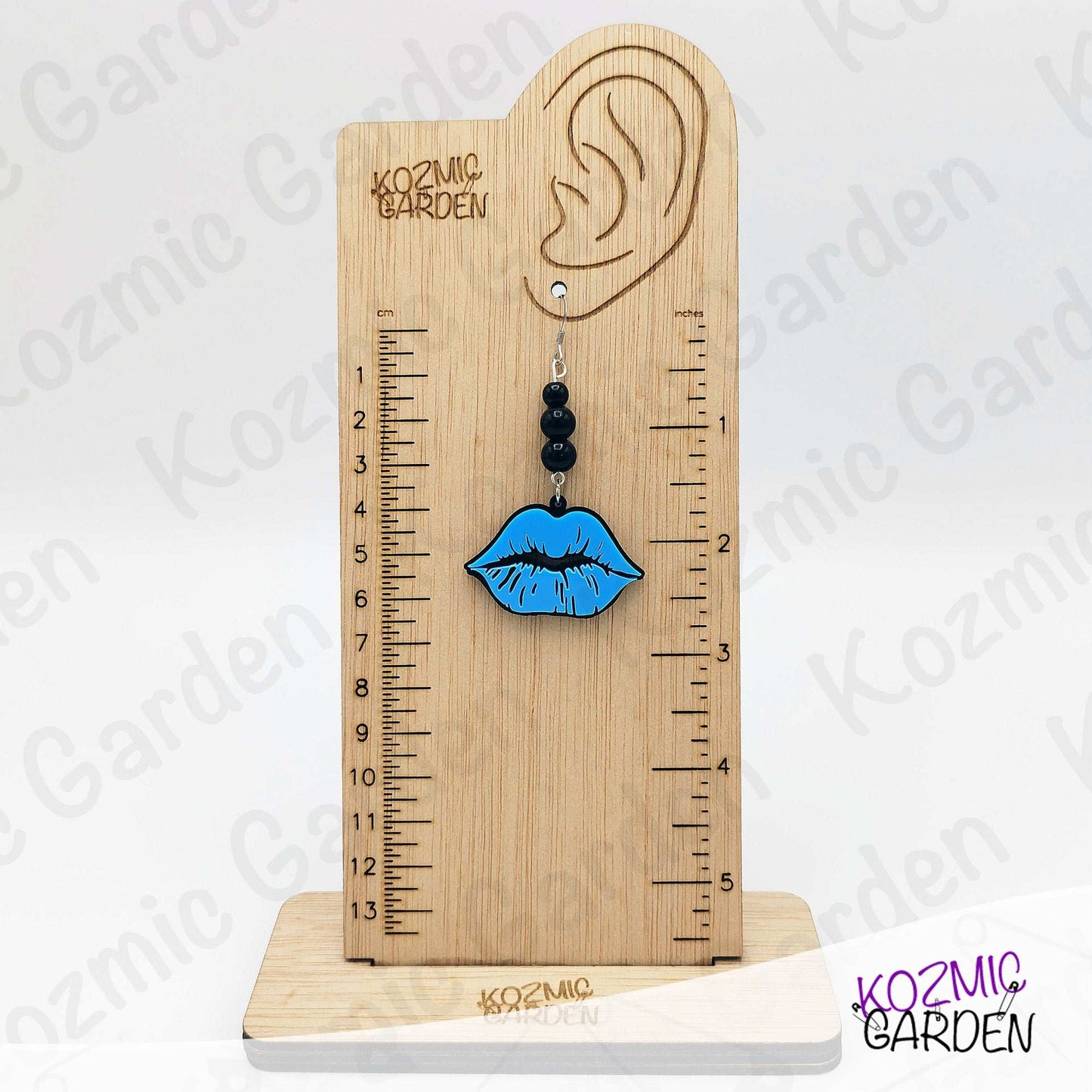 Blue Lips Earrings – Quirky, Sexy Statement Jewelry
