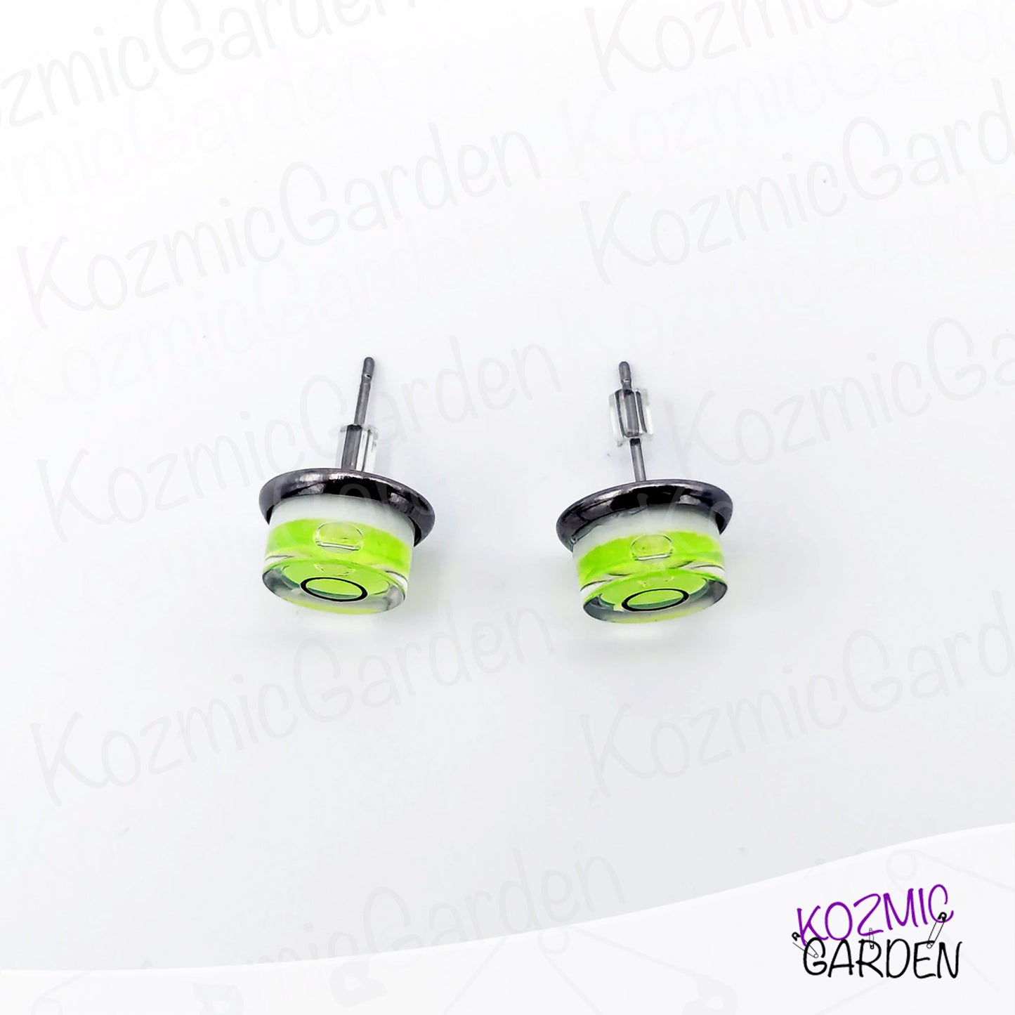 BUBBLE LEVEL STUD EARRINGS | Stay on the Level!