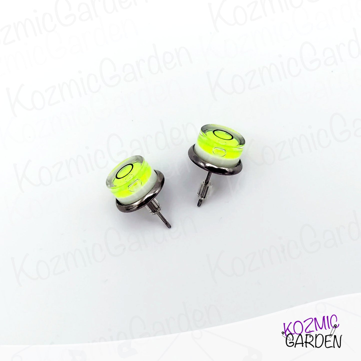 BUBBLE LEVEL STUD EARRINGS | Stay on the Level!