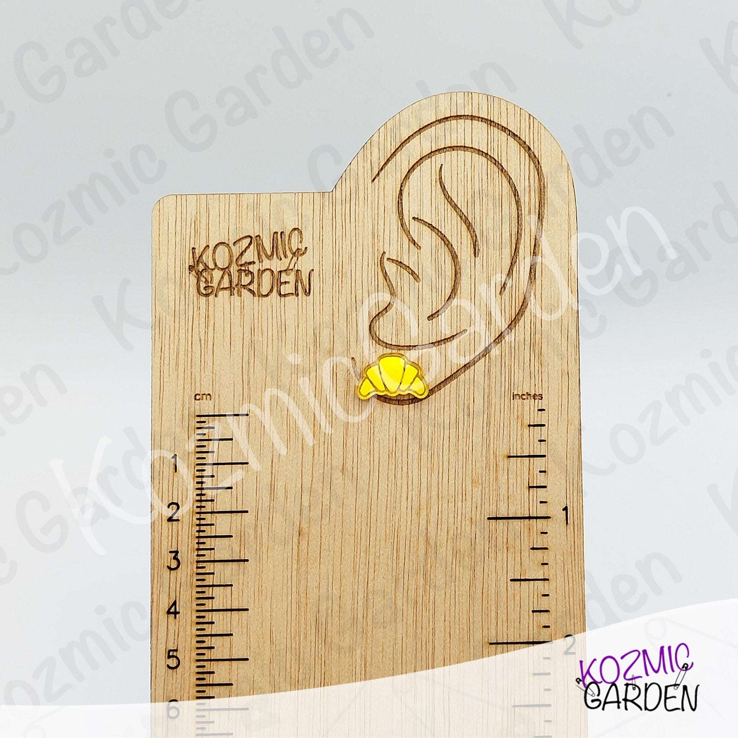 Croissant Stud Earrings | Parisian Foodie Jewelry