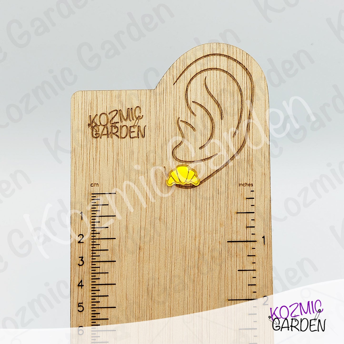 Croissant Stud Earrings | Parisian Foodie Jewelry