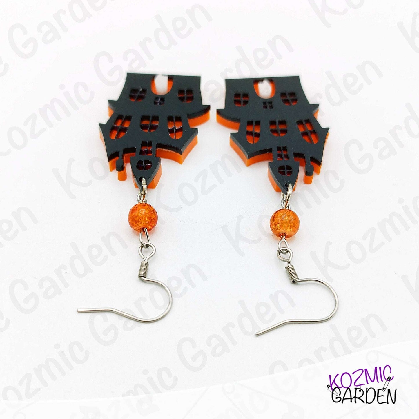 Spooky Haunted Mansion & Haunted House Earrings - Halloween Jewelry