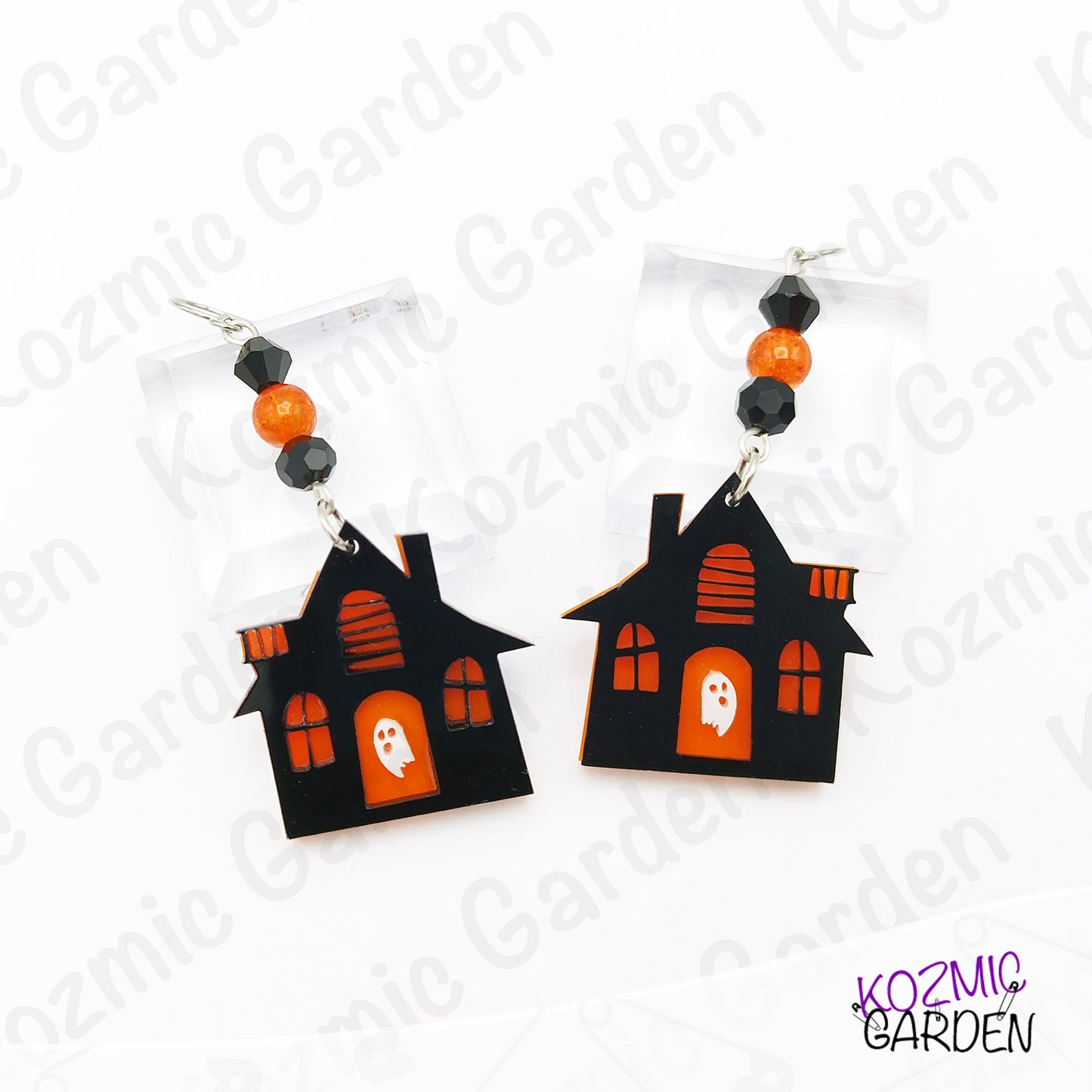 Spooky Haunted Mansion & Haunted House Earrings - Halloween Jewelry