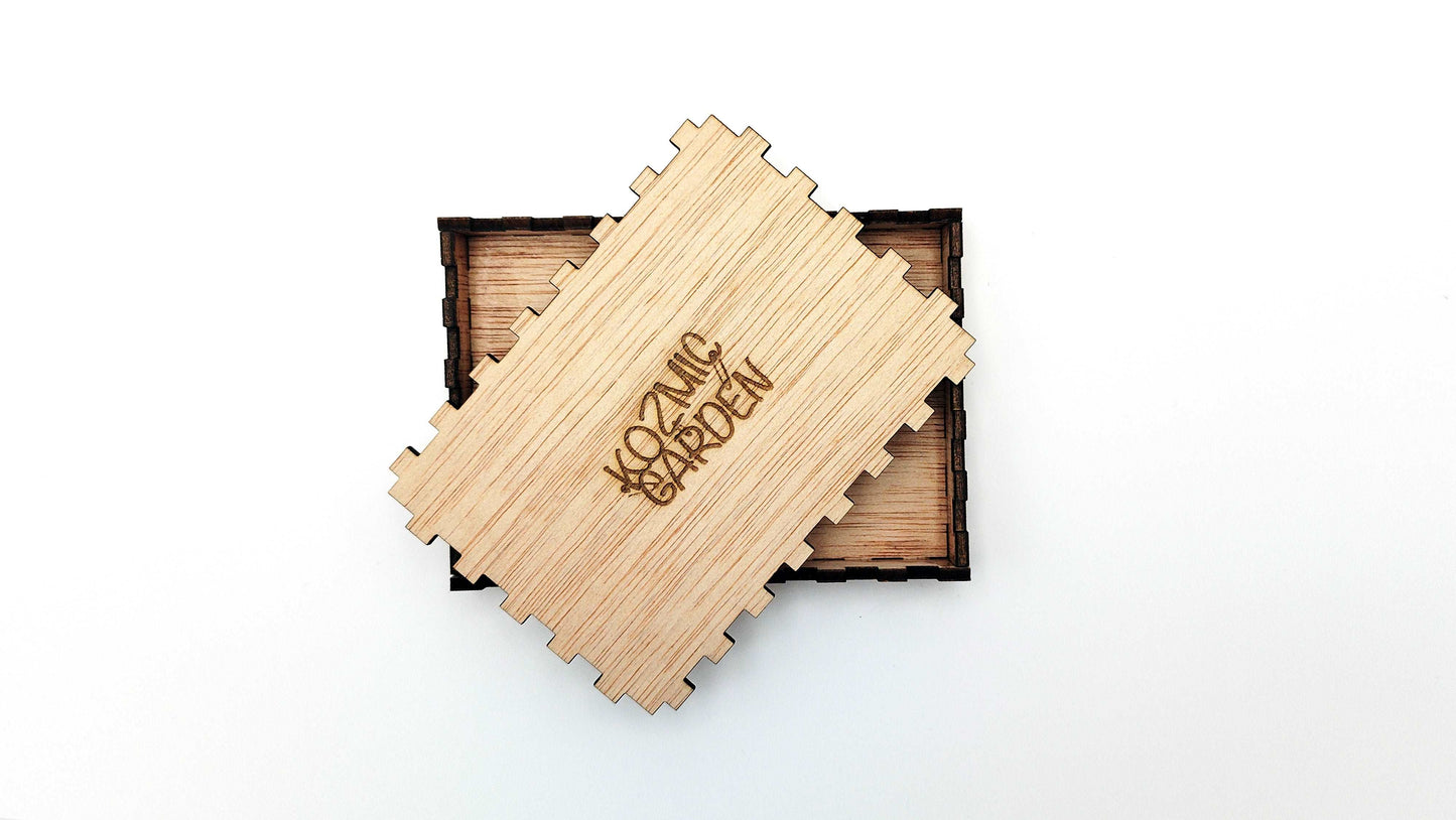 ENGRAVED CUSTOM GIFT BOX | Bowie Gift Box | Alice Cooper Gift Box | Custom | Original Wrapping - Kozmic Garden