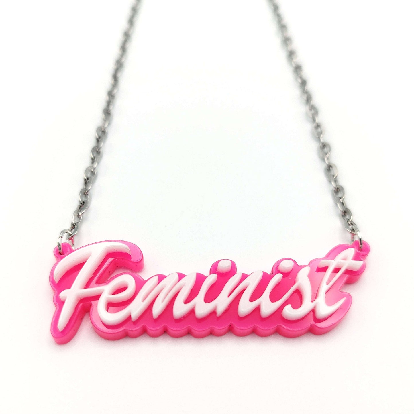 Feminist Barbie Necklace - Kozmic Garden
