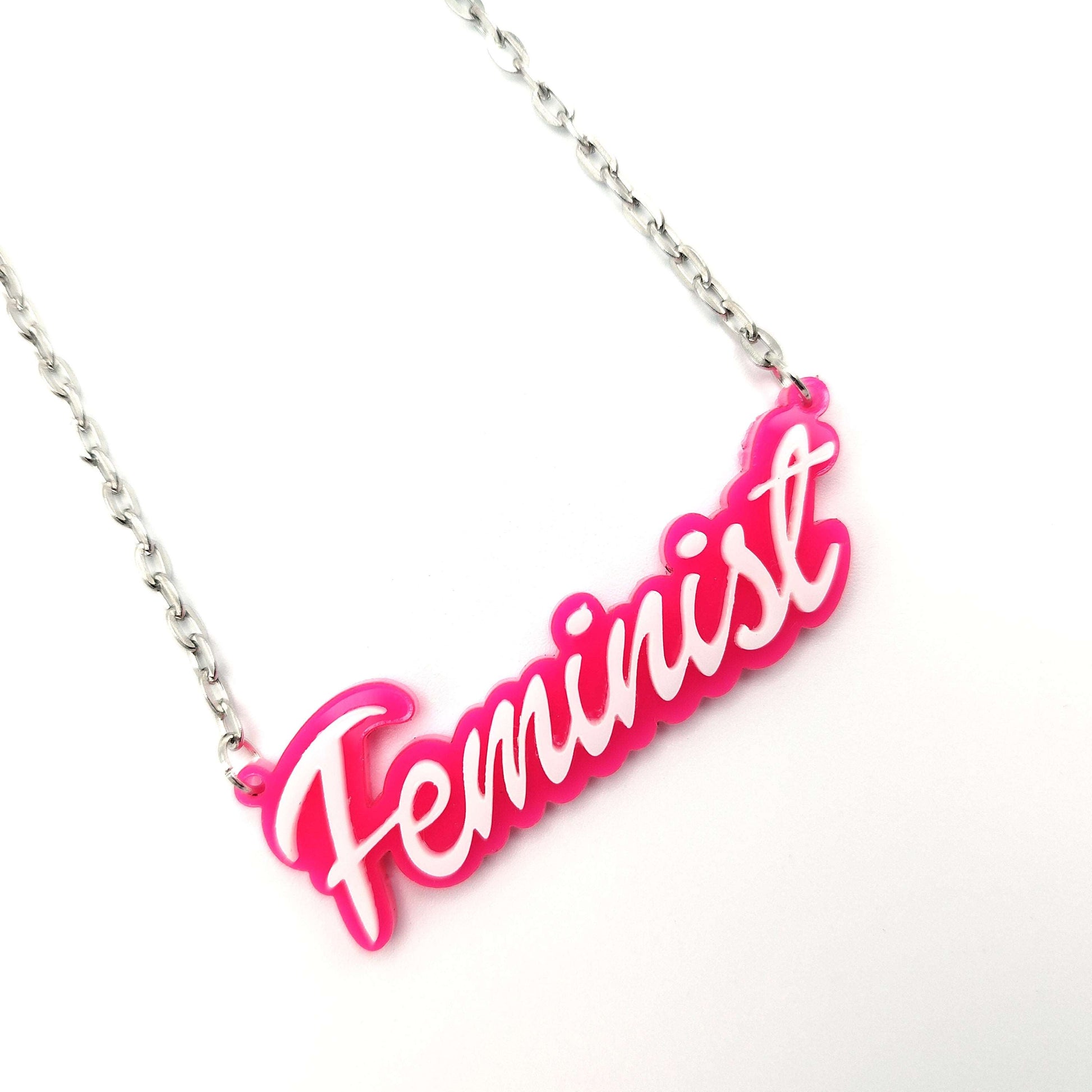 Feminist Barbie Necklace - Kozmic Garden
