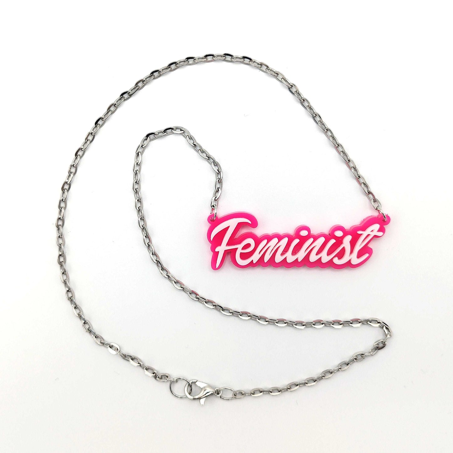 Feminist Barbie Necklace - Kozmic Garden