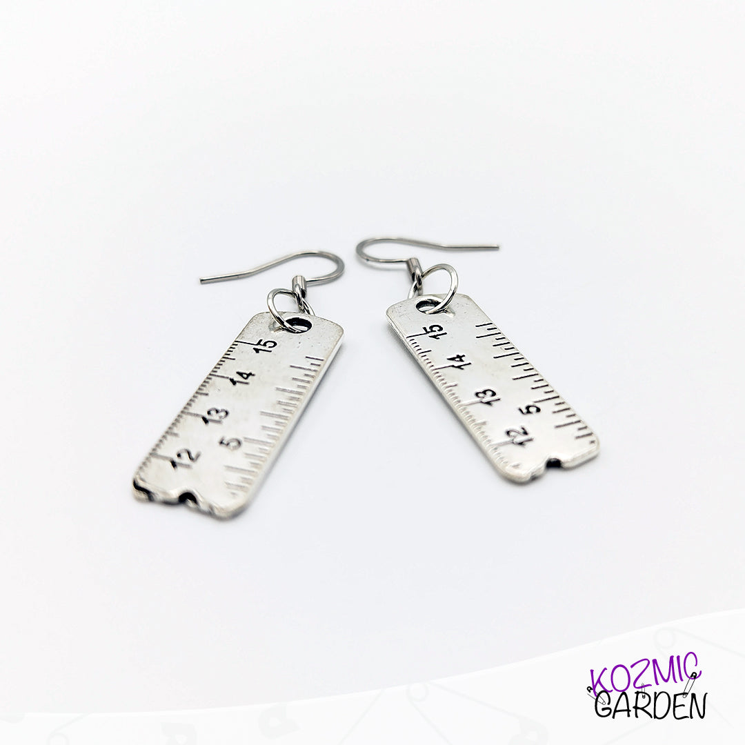 RULER EARRINGS - Kozmic Garden