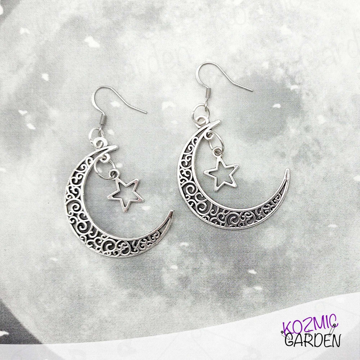 Crescent Moon Earrings – Mystical Celestial Charm