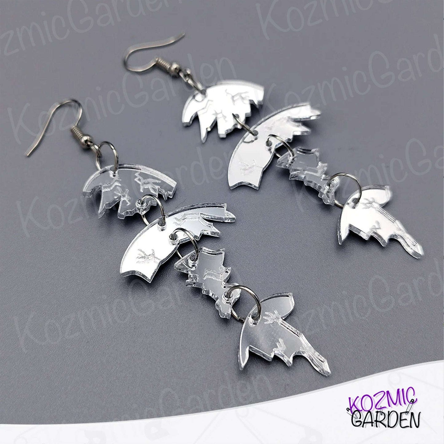 Shattered Mirror Pieces Earrings | Embrace Your Reflection!