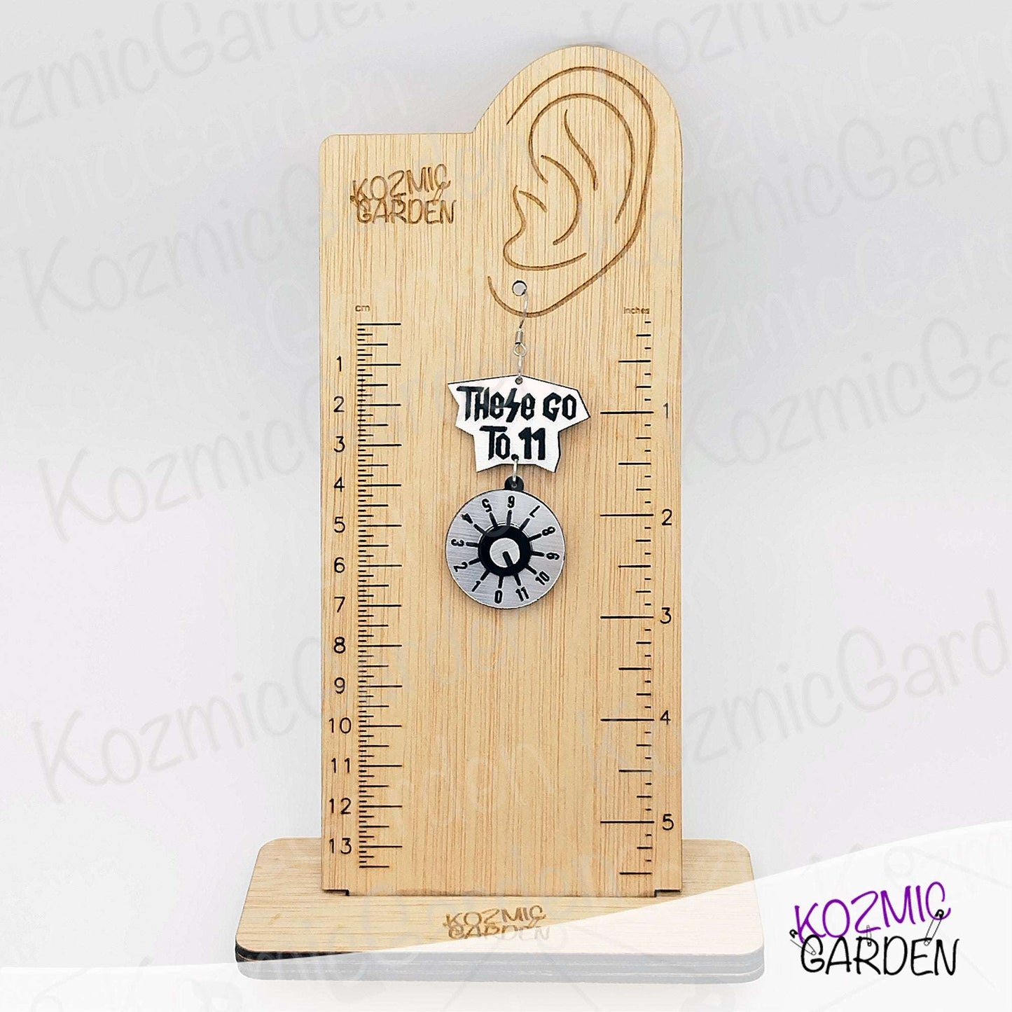 Spinal Tap "These Go to 11” Knob Earrings - Tribute, Rock ‘n’ Roll Volume Potentiometer Jewelry