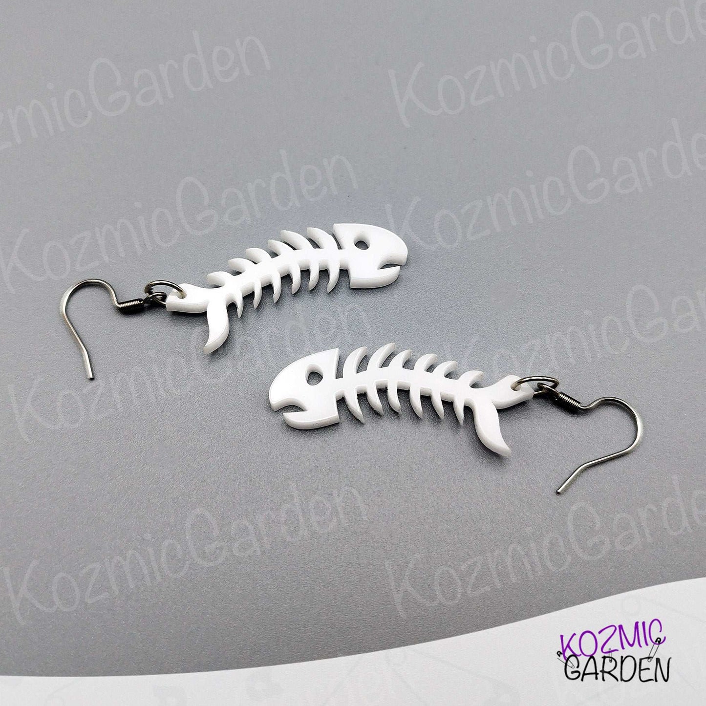 Fish Bone Earrings – Adopt a Sardine!
