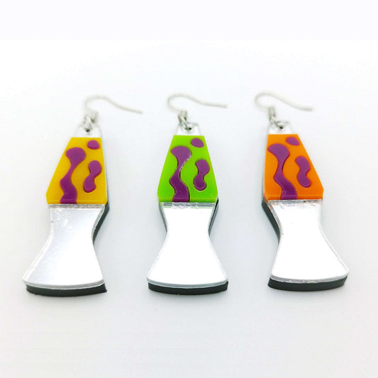 Lava Lamp Earrings - Kozmic Garden