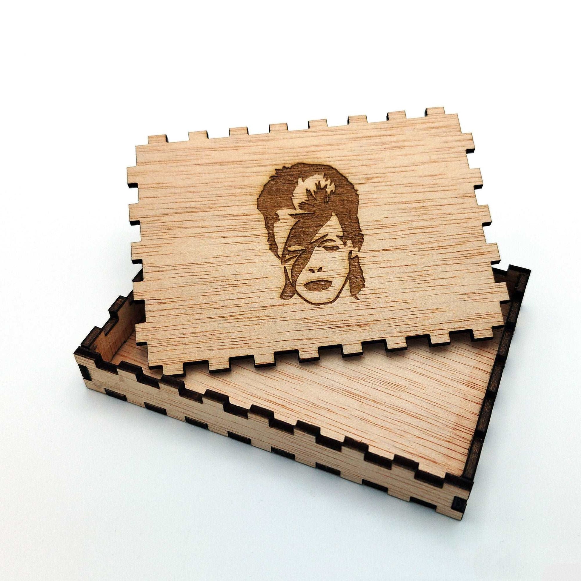 ENGRAVED CUSTOM GIFT BOX | Bowie Gift Box | Alice Cooper Gift Box | Custom | Original Wrapping - Kozmic Garden