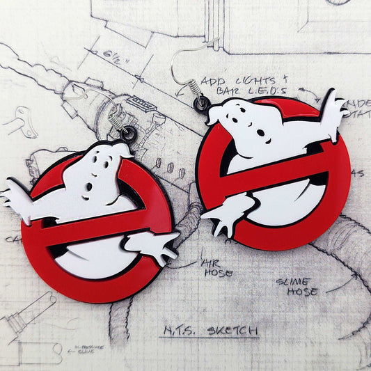 GHOSTBUSTERS EARRINGS - Kozmic Garden