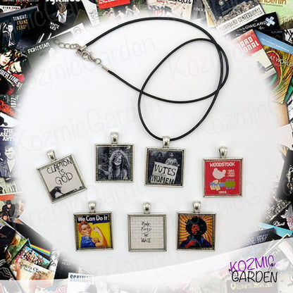 ROCK ALBUM COVER PENDANT | Rock on with legends!