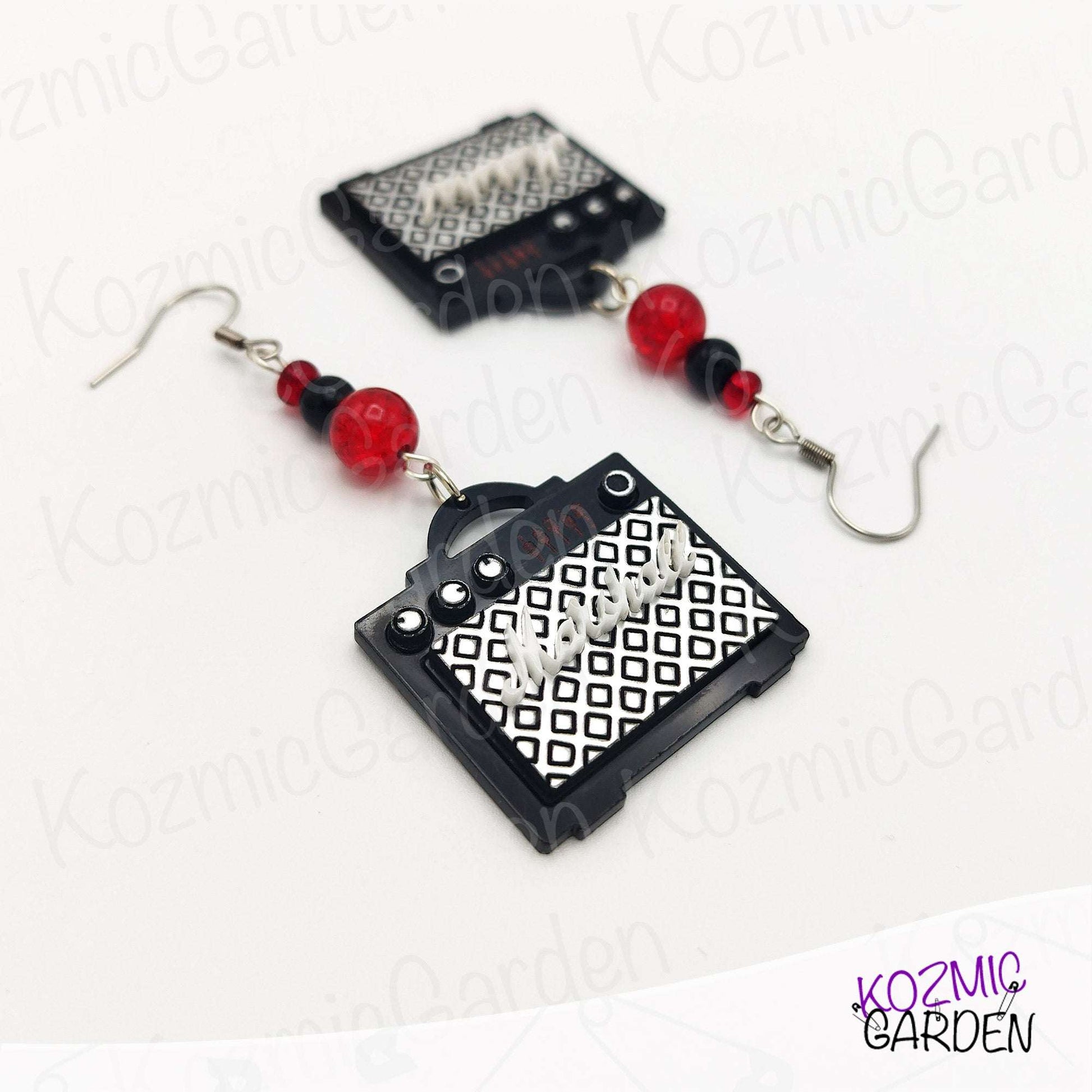 Guitar Amplifier Earrings – Rock ‘n’ Roll on Your Lobes!
