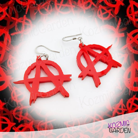 ANARCHY SYMBOL EARRINGS | Your Punk Manifesto!