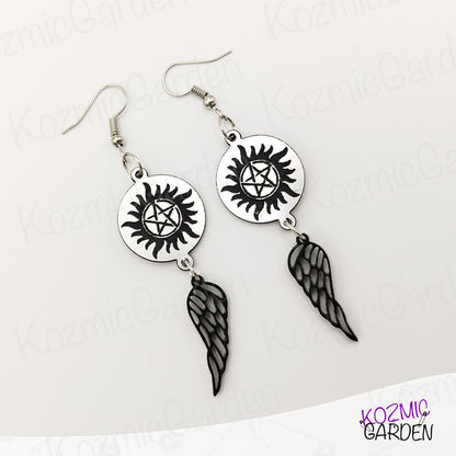 SUPERNATURAL ANTI-POSSESSION SYMBOL EARRINGS |Be part of the Wincherter Family!