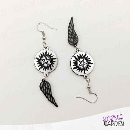 SUPERNATURAL ANTI-POSSESSION SYMBOL EARRINGS |Be part of the Wincherter Family!