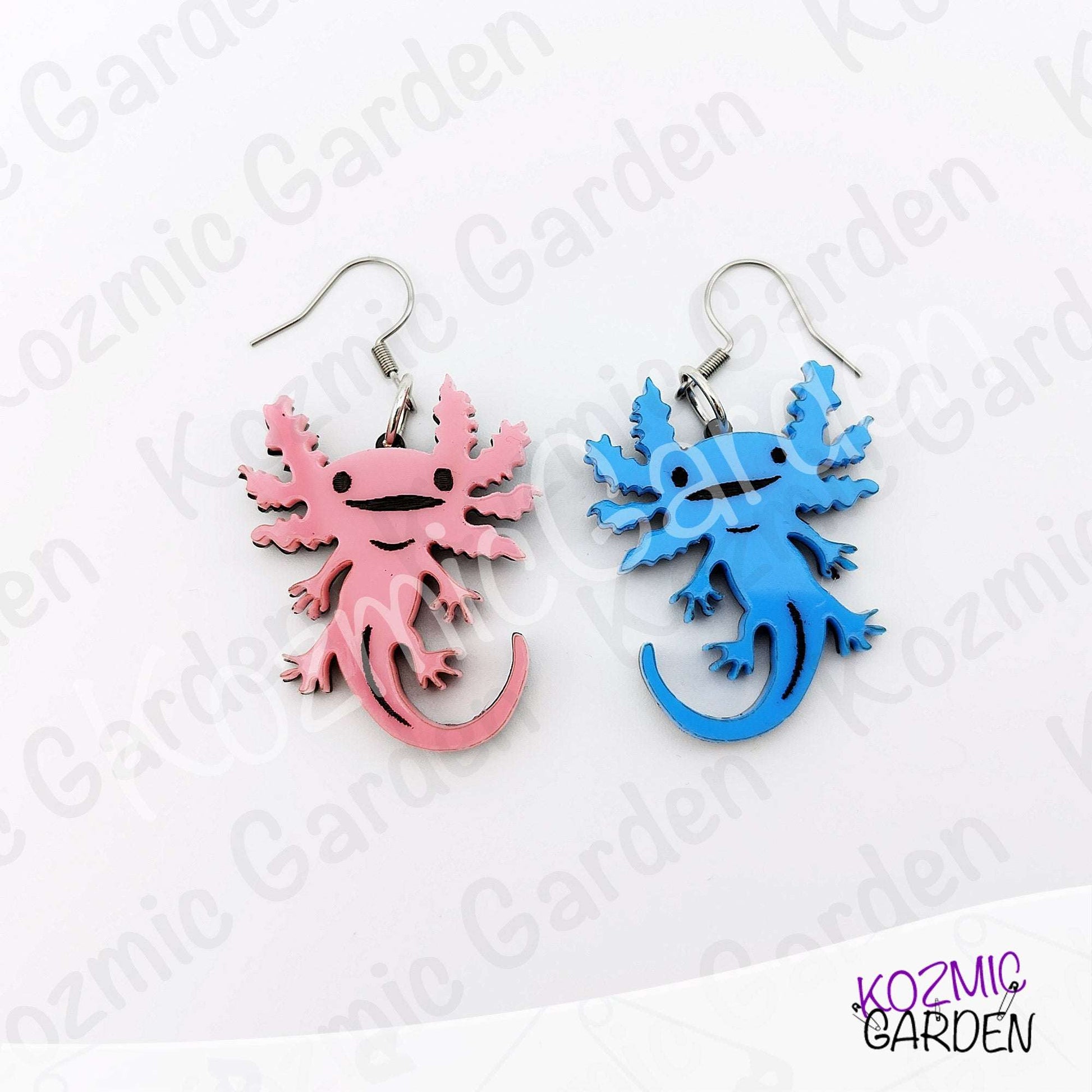 Axolotl Earrings | Choose Pink, Blue or Mix & Match!