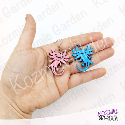 Axolotl Earrings | Choose Pink, Blue or Mix & Match!