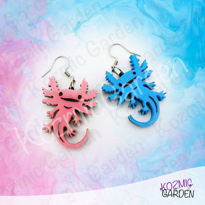 Axolotl Earrings | Choose Pink, Blue or Mix & Match!
