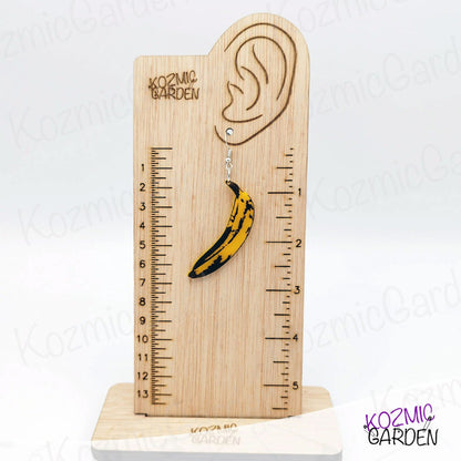 BANANA EARRINGS: Andy Warhol Inspired Pop Art for Your Ears!