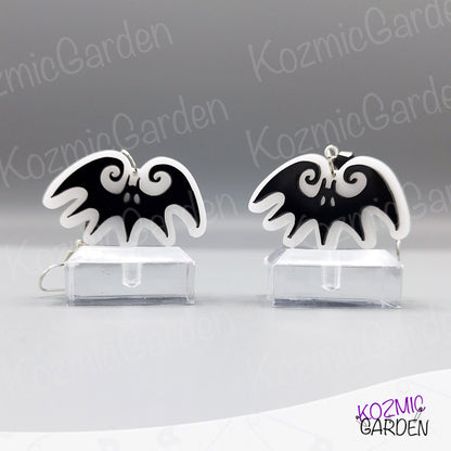 Tim Burton Style Bat Earrings | Cute and Quirky Little Bat!