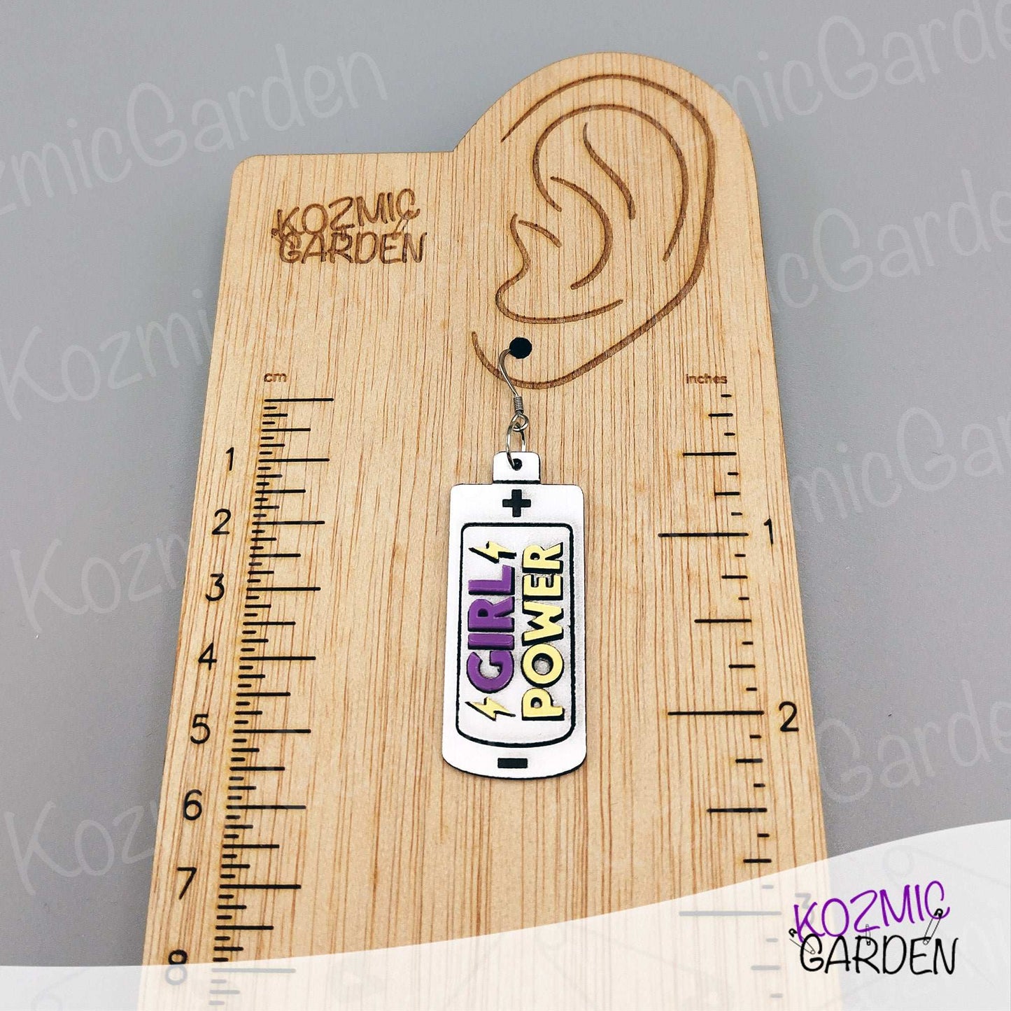 Girl Power Battery Earrings – For the Badass Feminist Ready to Charge Up!