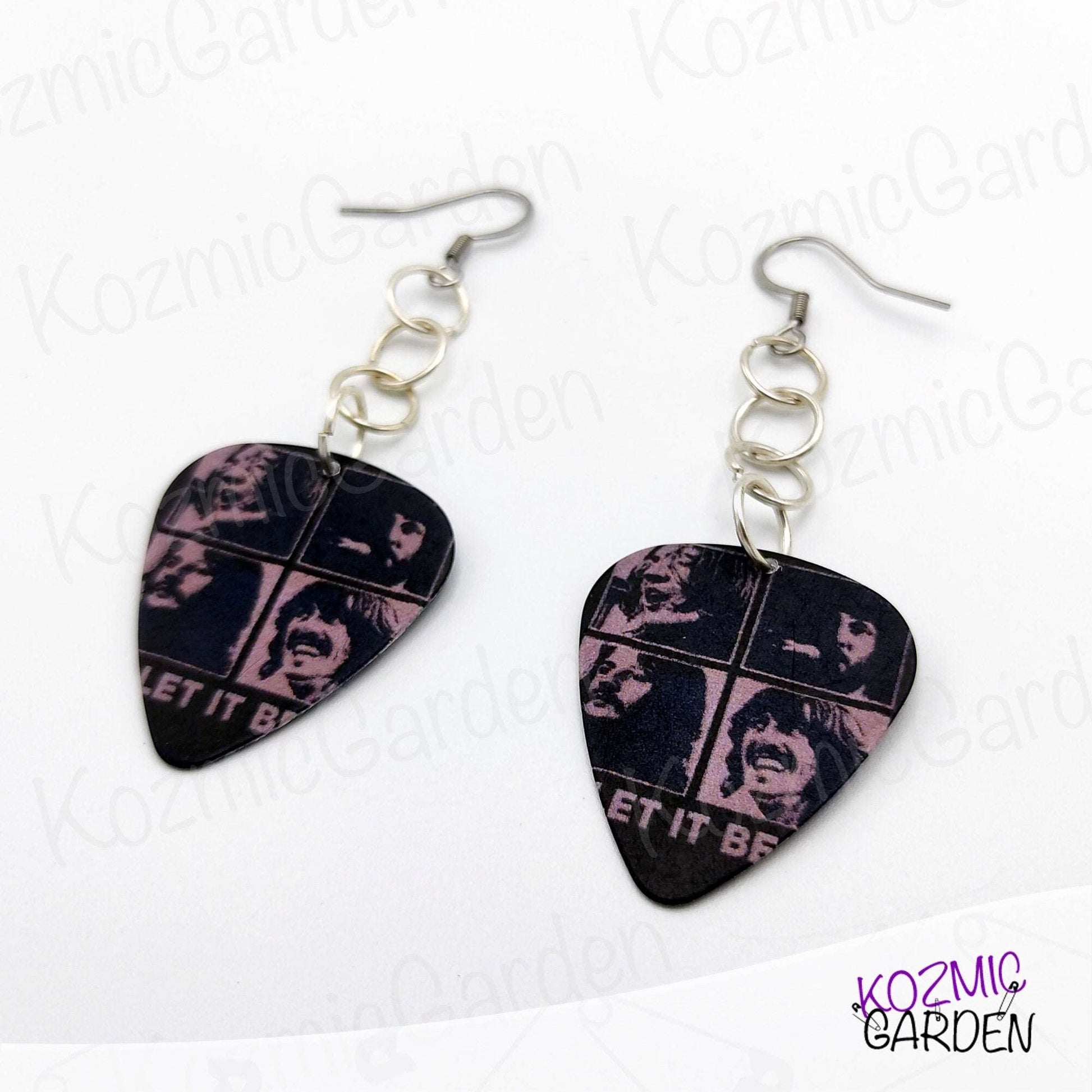 BEATLES GUITAR PICK EARRINGS | Infuse your life with Words of Wisdom!