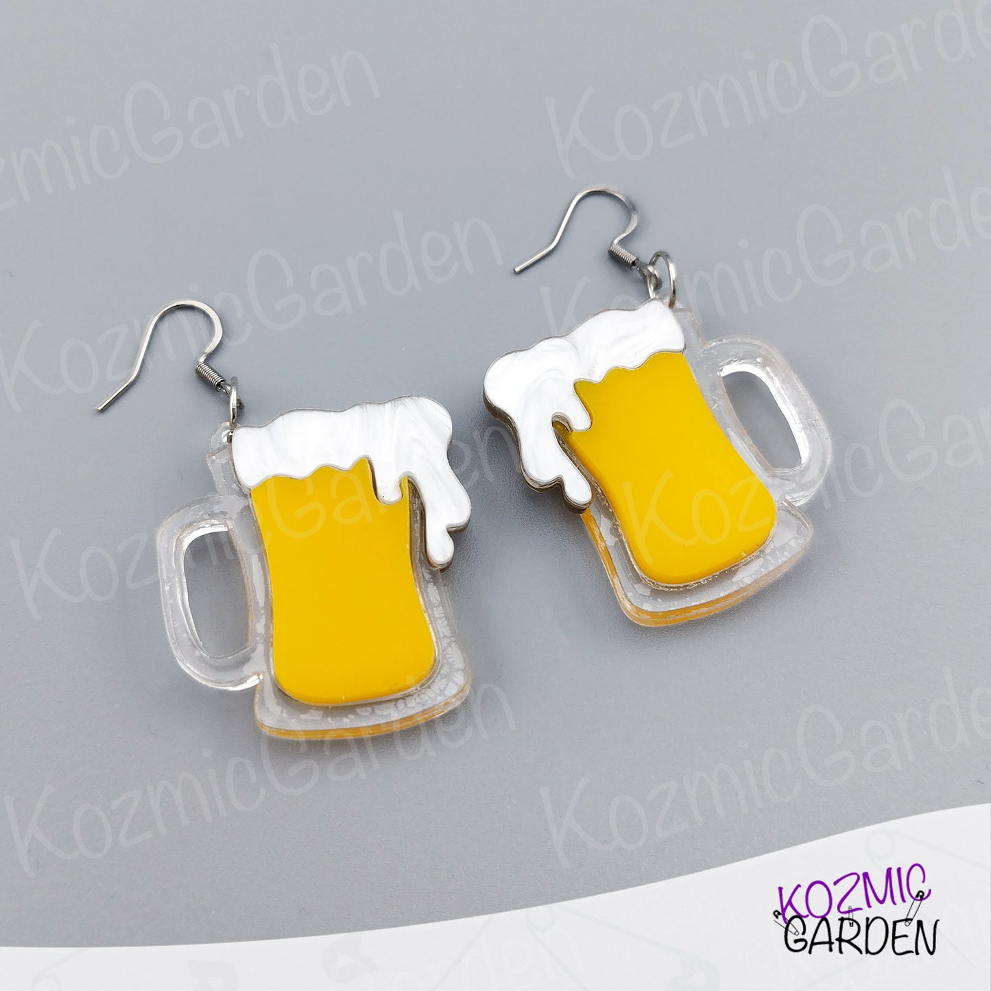 BEER JAR EARRINGS | Cheers to style with a splash of quirkiness!