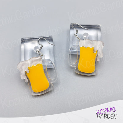 BEER JAR EARRINGS | Cheers to style with a splash of quirkiness!