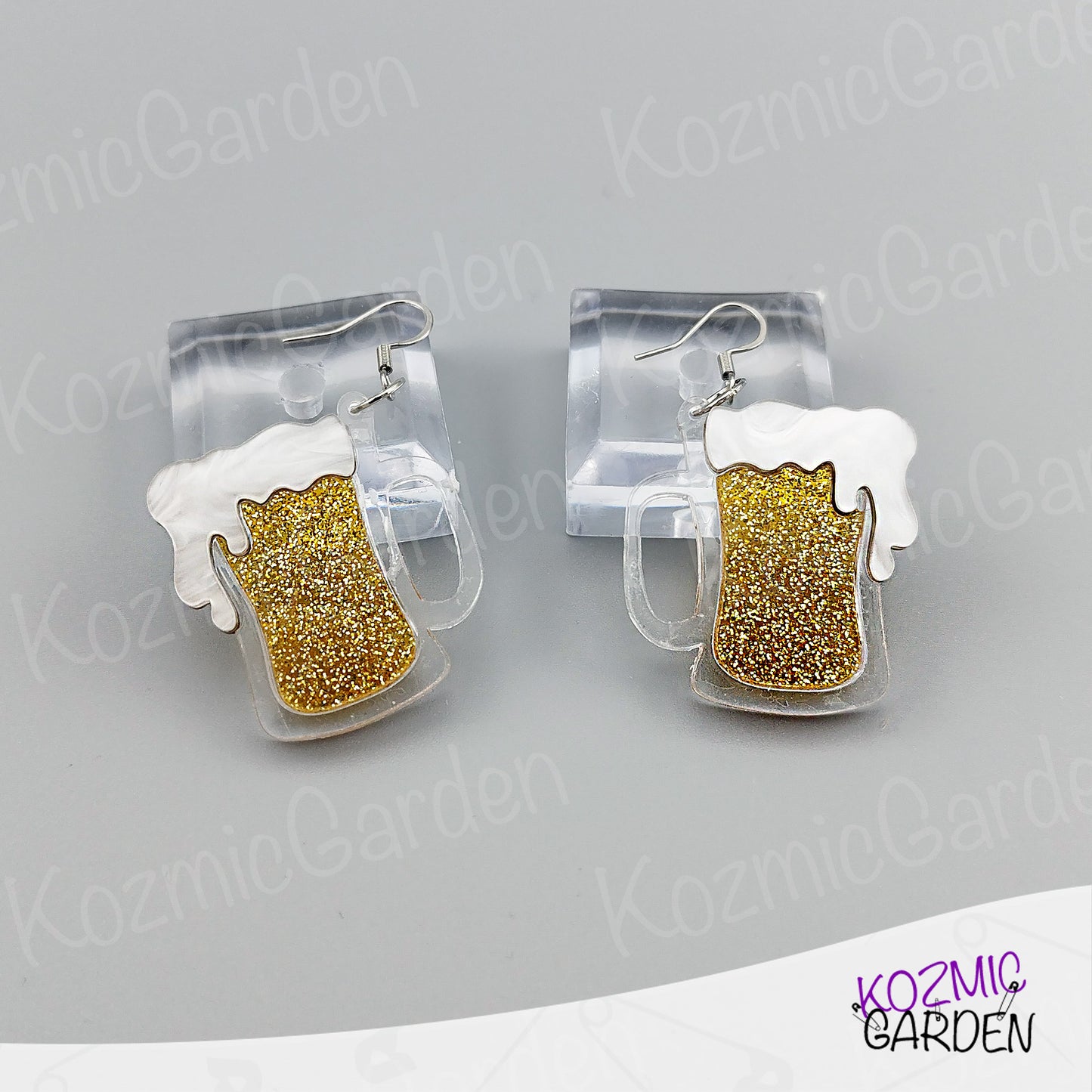 BEER JAR EARRINGS | Cheers to style with a splash of quirkiness!