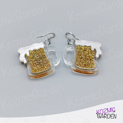 BEER JAR EARRINGS | Cheers to style with a splash of quirkiness!