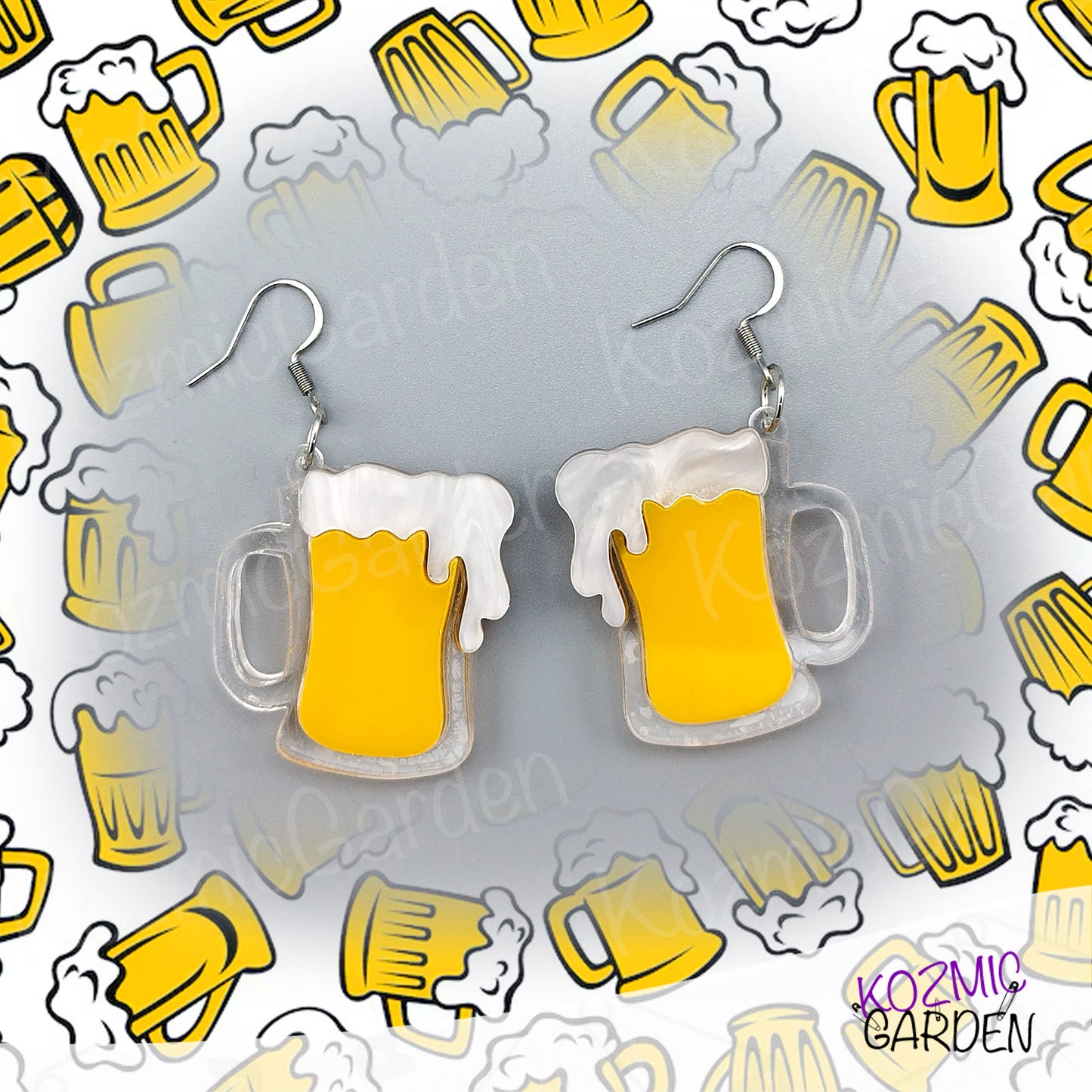 BEER JAR EARRINGS | Cheers to style with a splash of quirkiness!