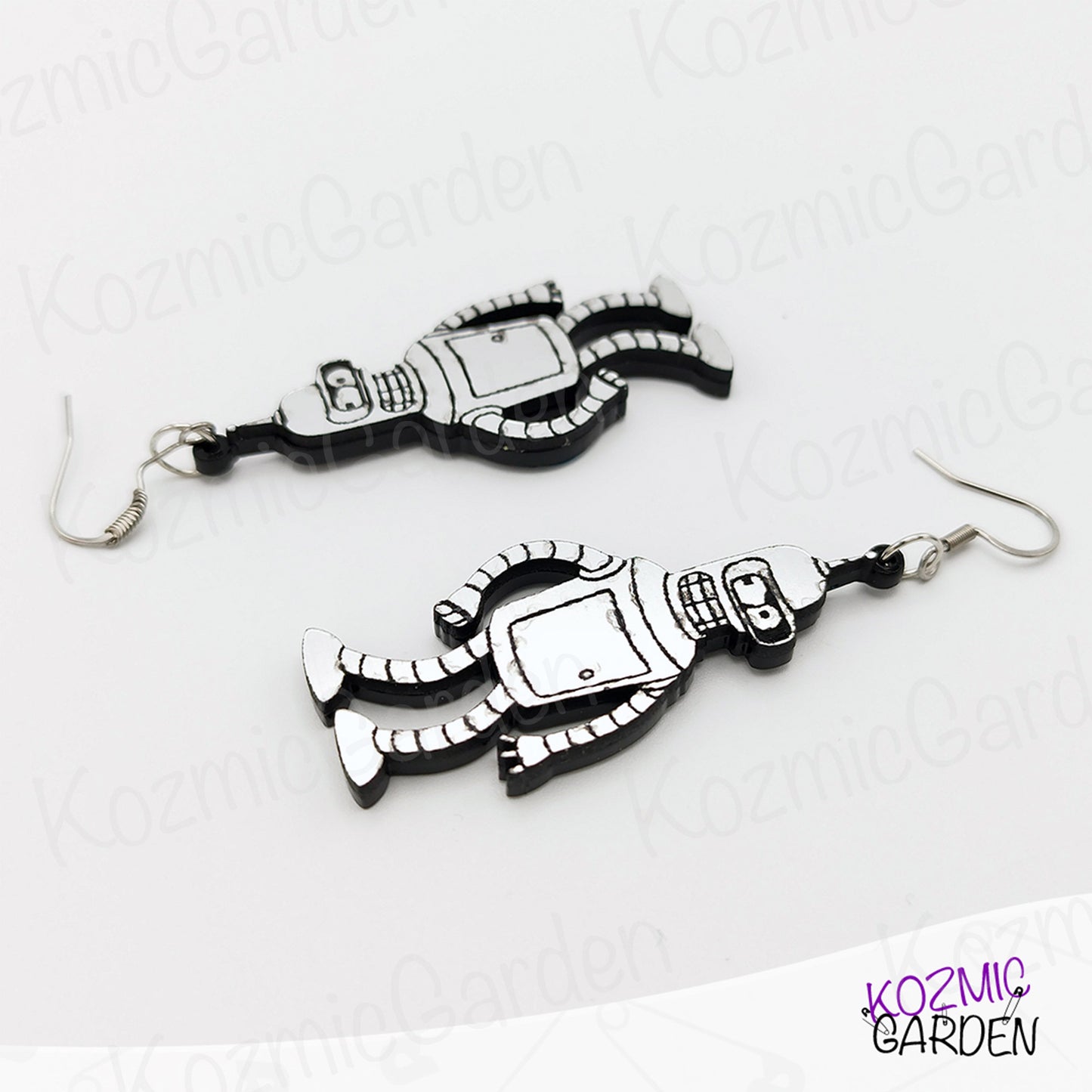 Bender the Robot Earrings | Kiss My Shiny Metal Ass!