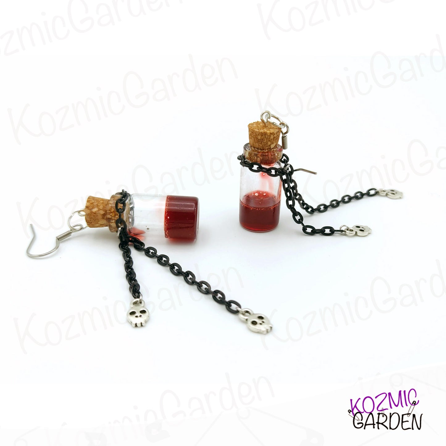 BLOOD VIAL EARRINGS | Drip in Dark Elegance!