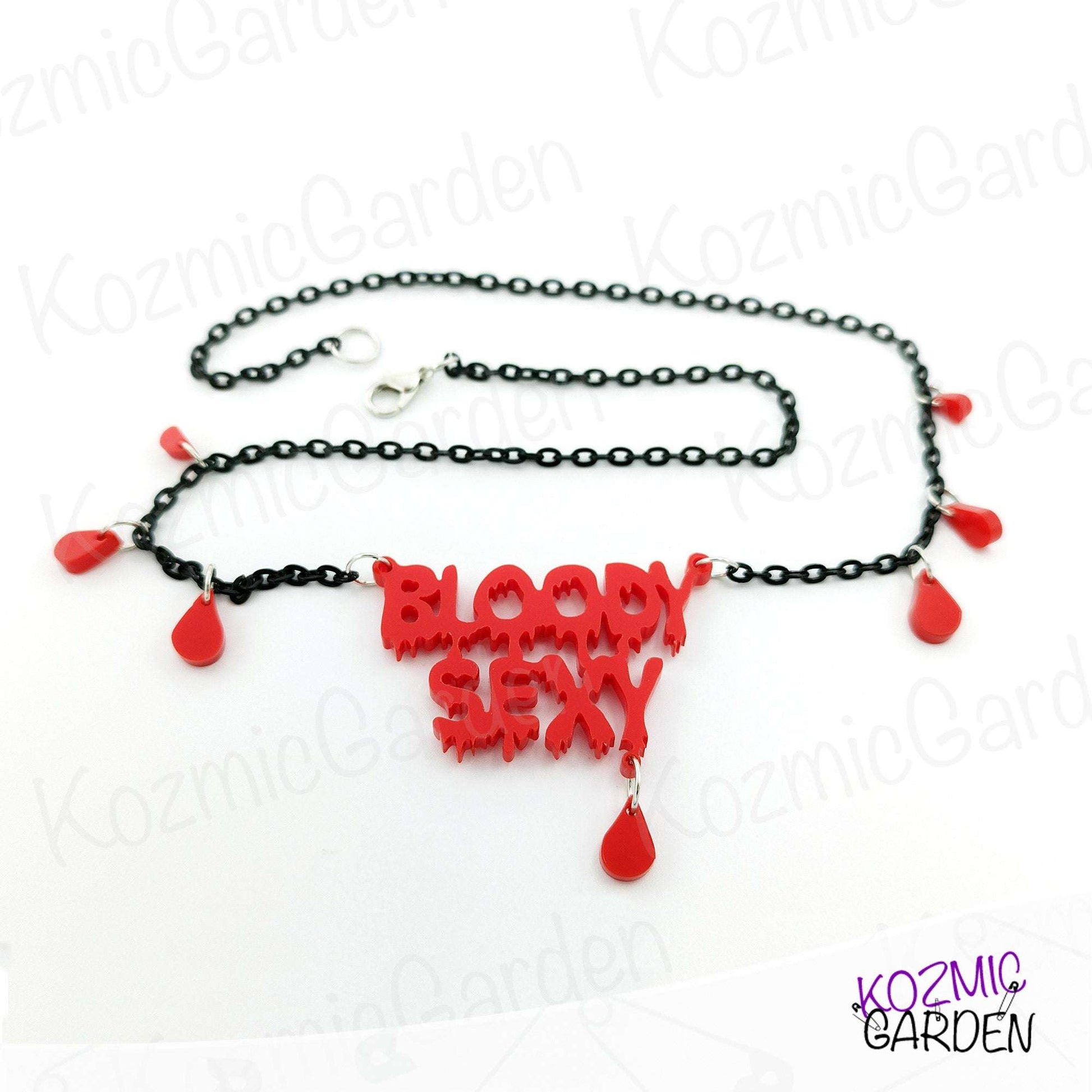 BLOODY SEXY NECKLACE | Slay with Edgy Glamour!
