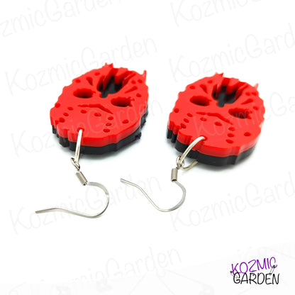 BLOODY JASON VOORHEES EARRINGS | Embrace the terror!