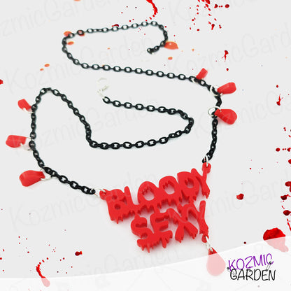 BLOODY SEXY NECKLACE | Slay with Edgy Glamour!