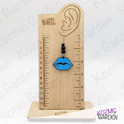 Blue Lips Earrings – Quirky, Sexy Statement Jewelry