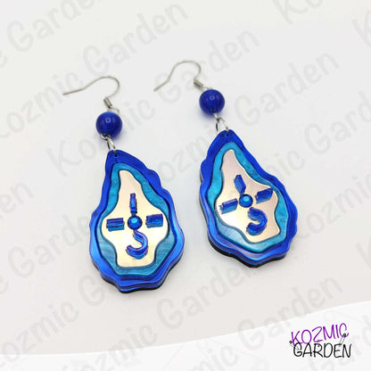 Blue Öyster Cult Tribute Earrings – Join the Cult and don’t fear the Reaper
