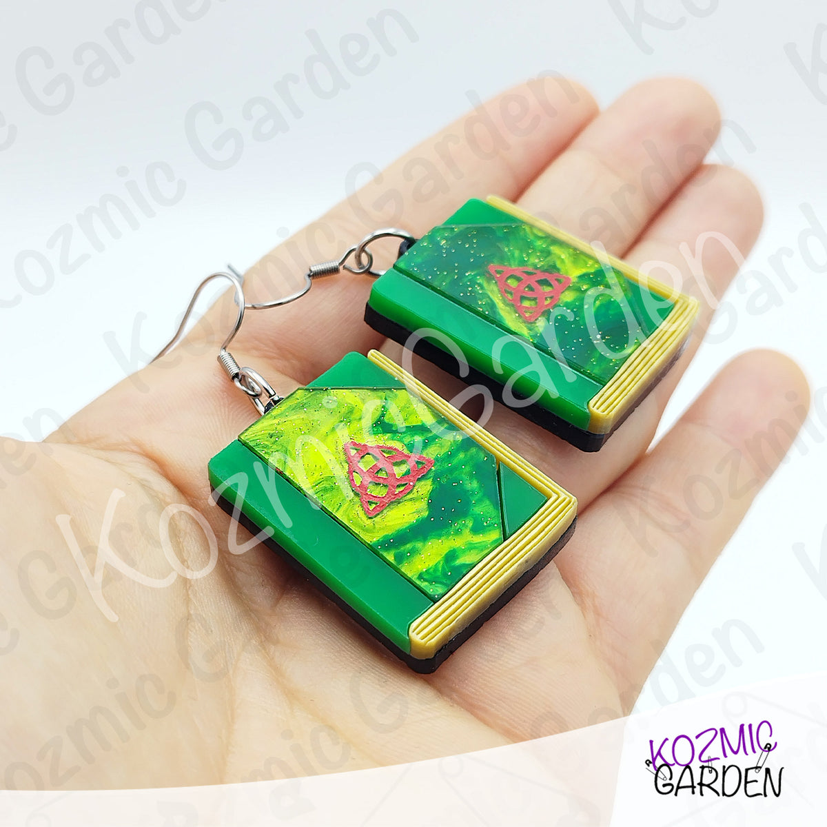 Book of Shadows Earrings | Spell Book Charmed Inspired Jewelry