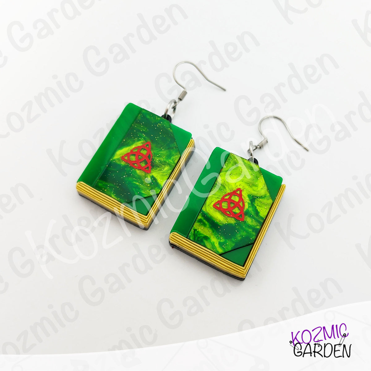 Book of Shadows Earrings | Spell Book Charmed Inspired Jewelry