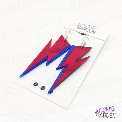 ALADDIN SANE LIGHTNING BOLT EARRINGS | Be part of Ziggy's Band!