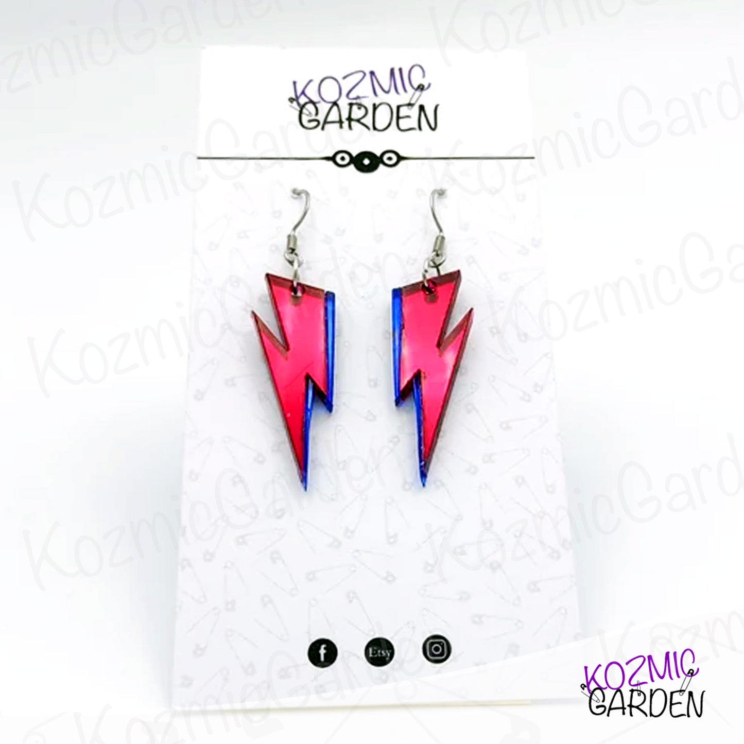 ALADDIN SANE LIGHTNING BOLT EARRINGS | Be part of Ziggy's Band!