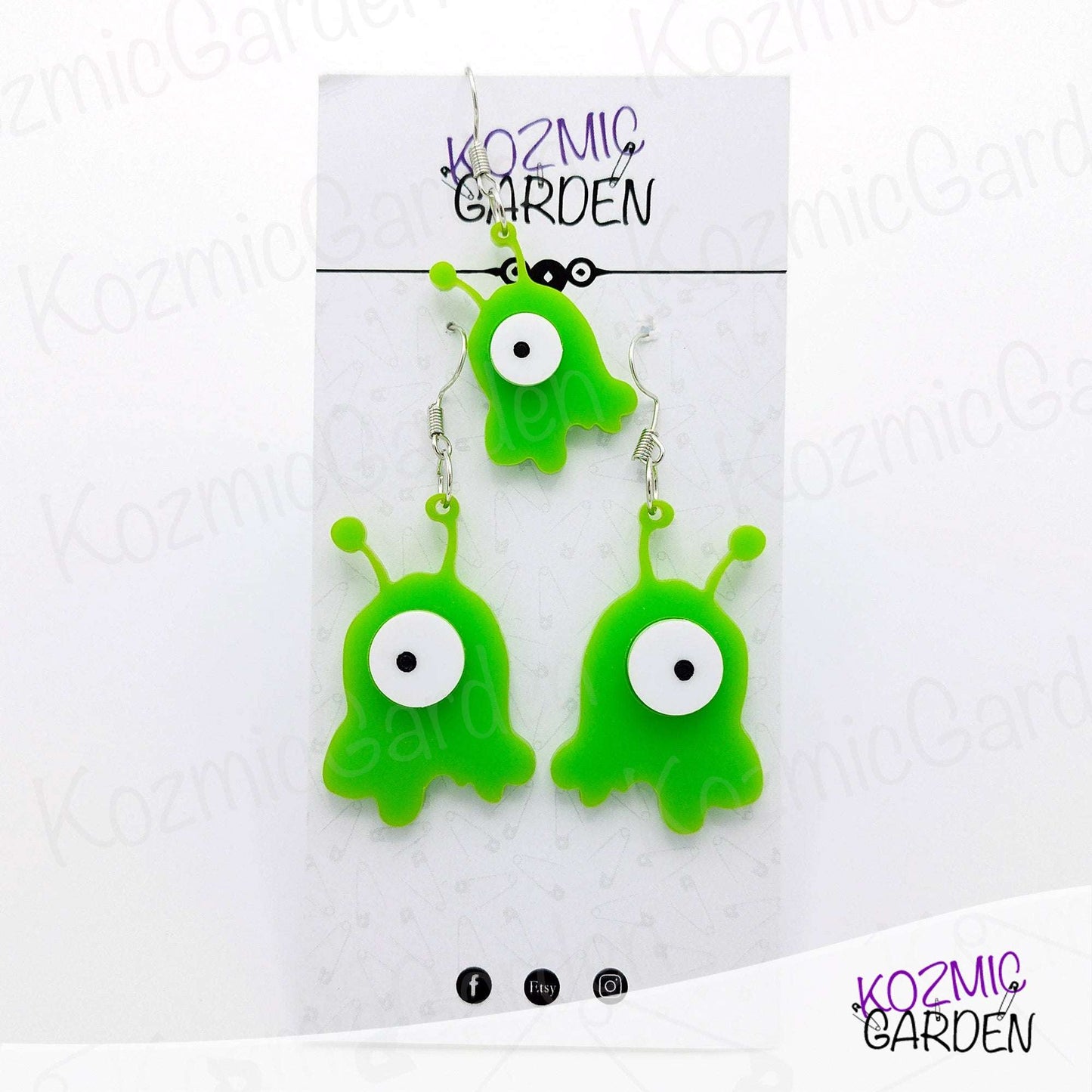 BRAIN SLUG EARRINGS | Futurama Inspired