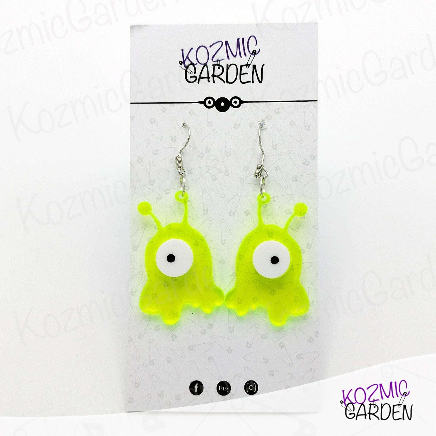 BRAIN SLUG EARRINGS | Futurama Inspired